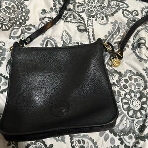 Dooney and Bourke Black Leather Crossbody Bag